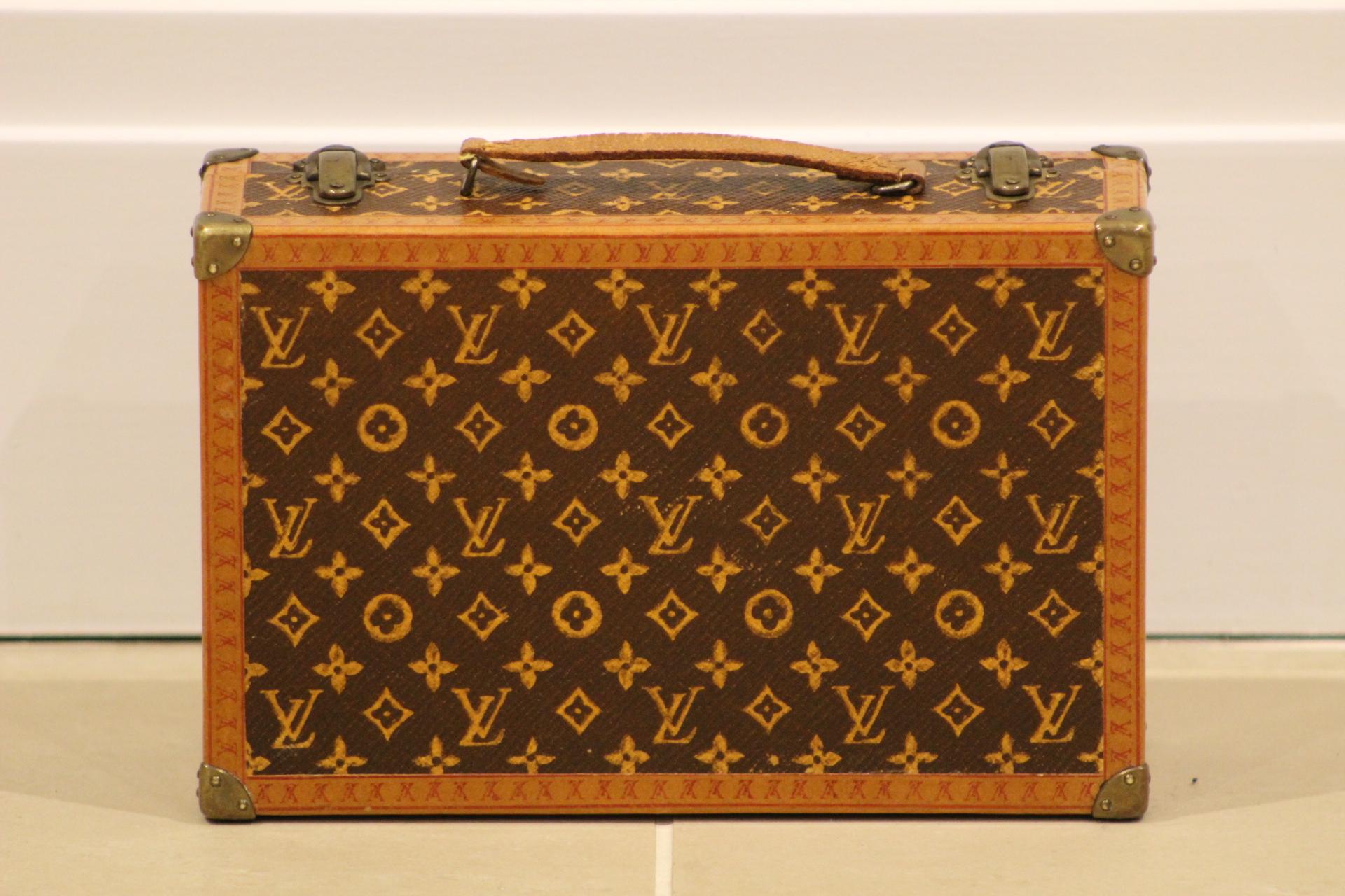 From the revered ateliers of Louis Vuitton comes an extraordinary artifact of the 1930s – an antique miniature trunk that defies convention in its rarity and design. So exceptional is this piece that it stands alone in the market, marking the first