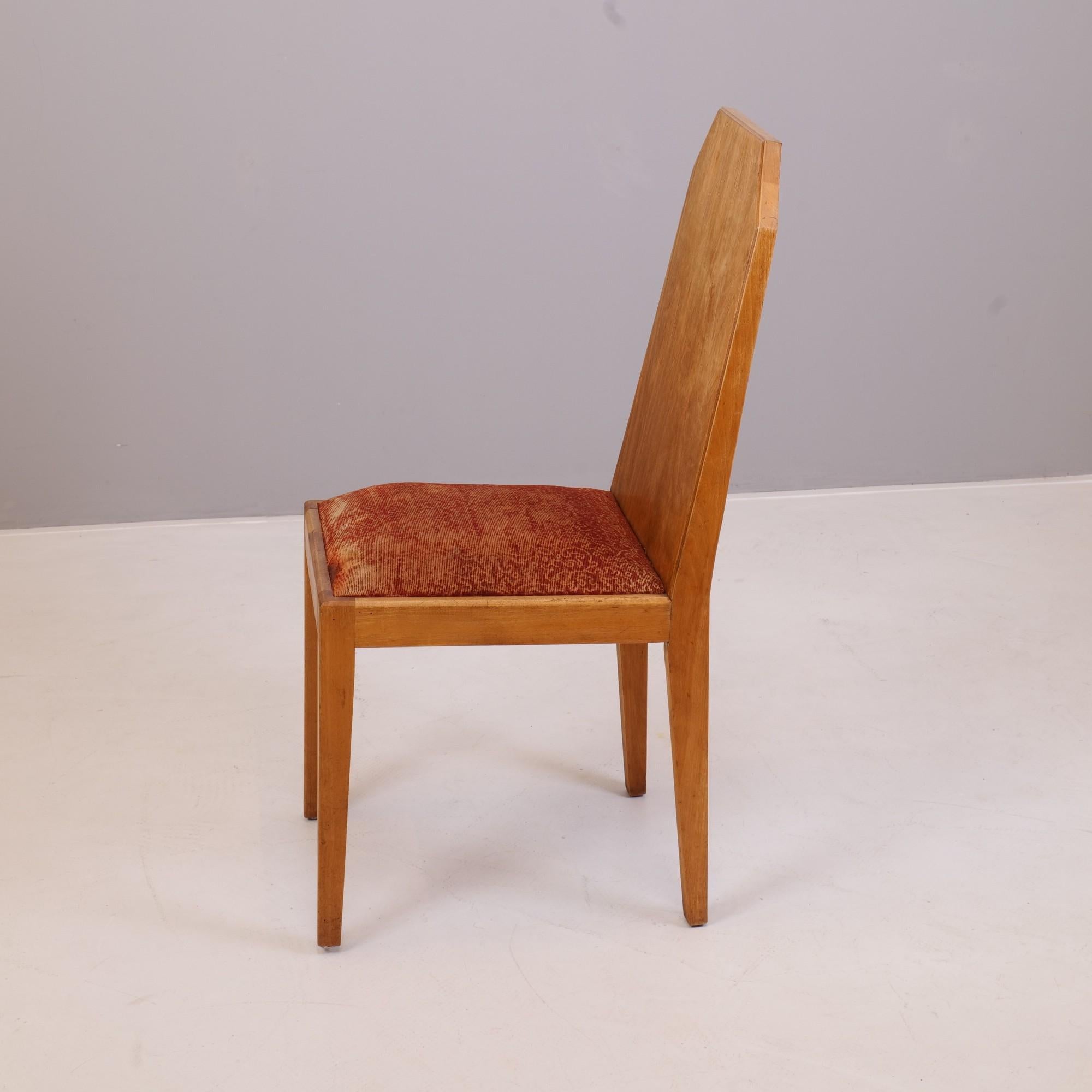 Anthroposopischer Stuhl von Felix Kayser aus den 1930er Jahren Modell 46a (Deutsch)