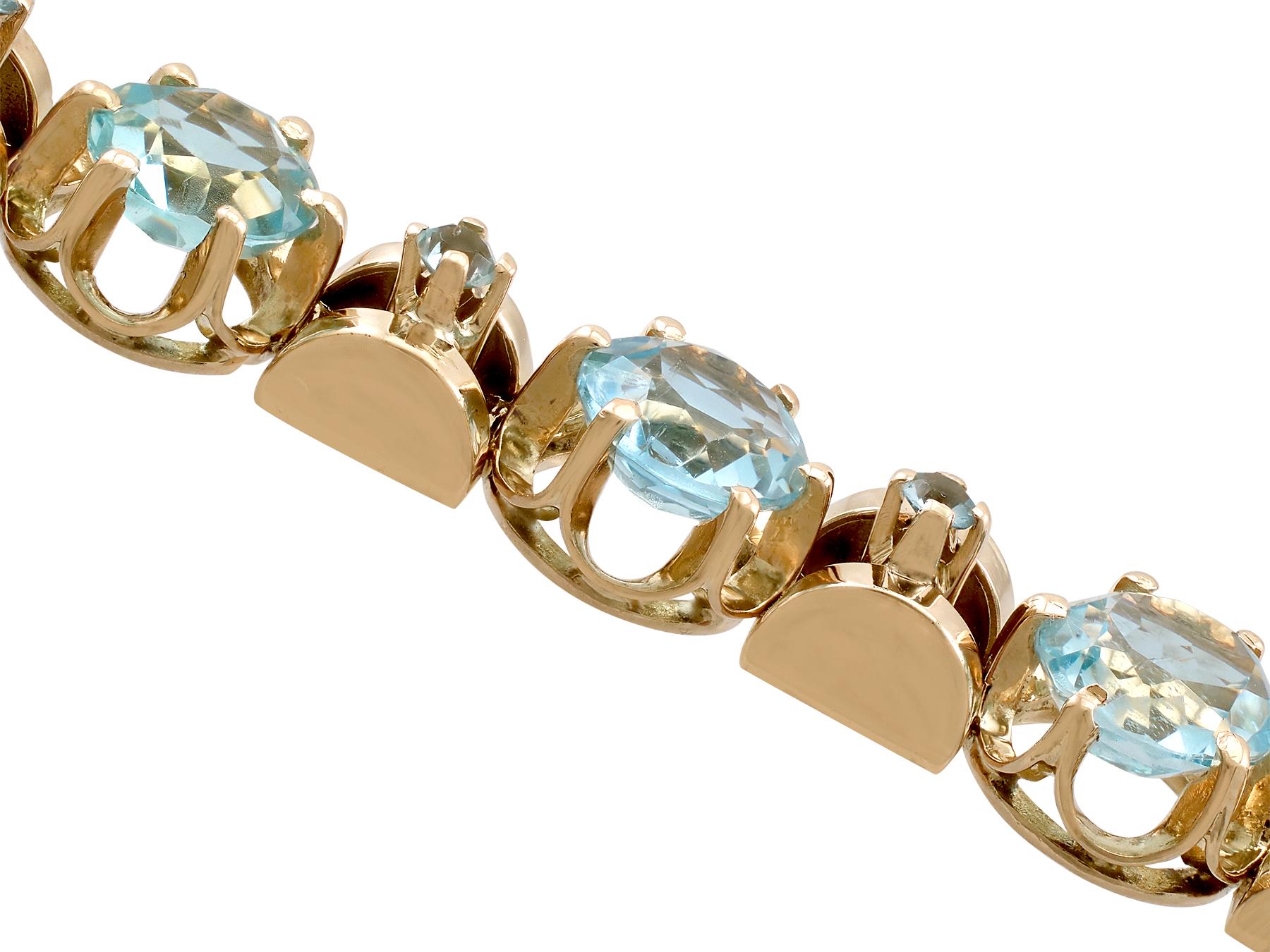 aquamarine bracelet gold