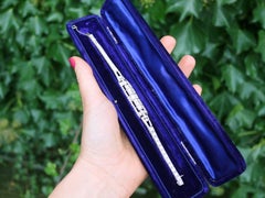 1930 Antiguo brazalete de diamantes y platino de 4,46 quilates