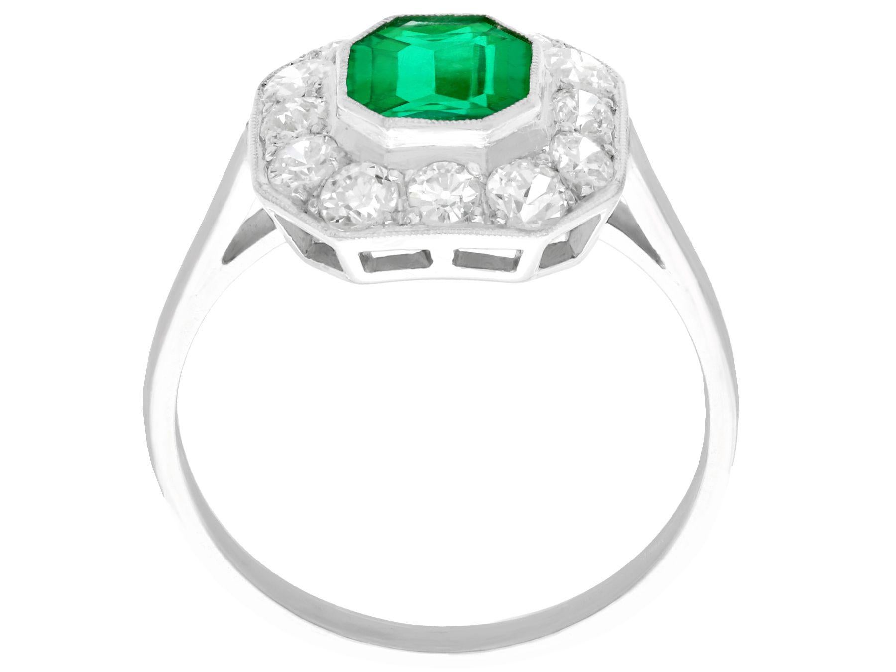antique emerald and diamond rings