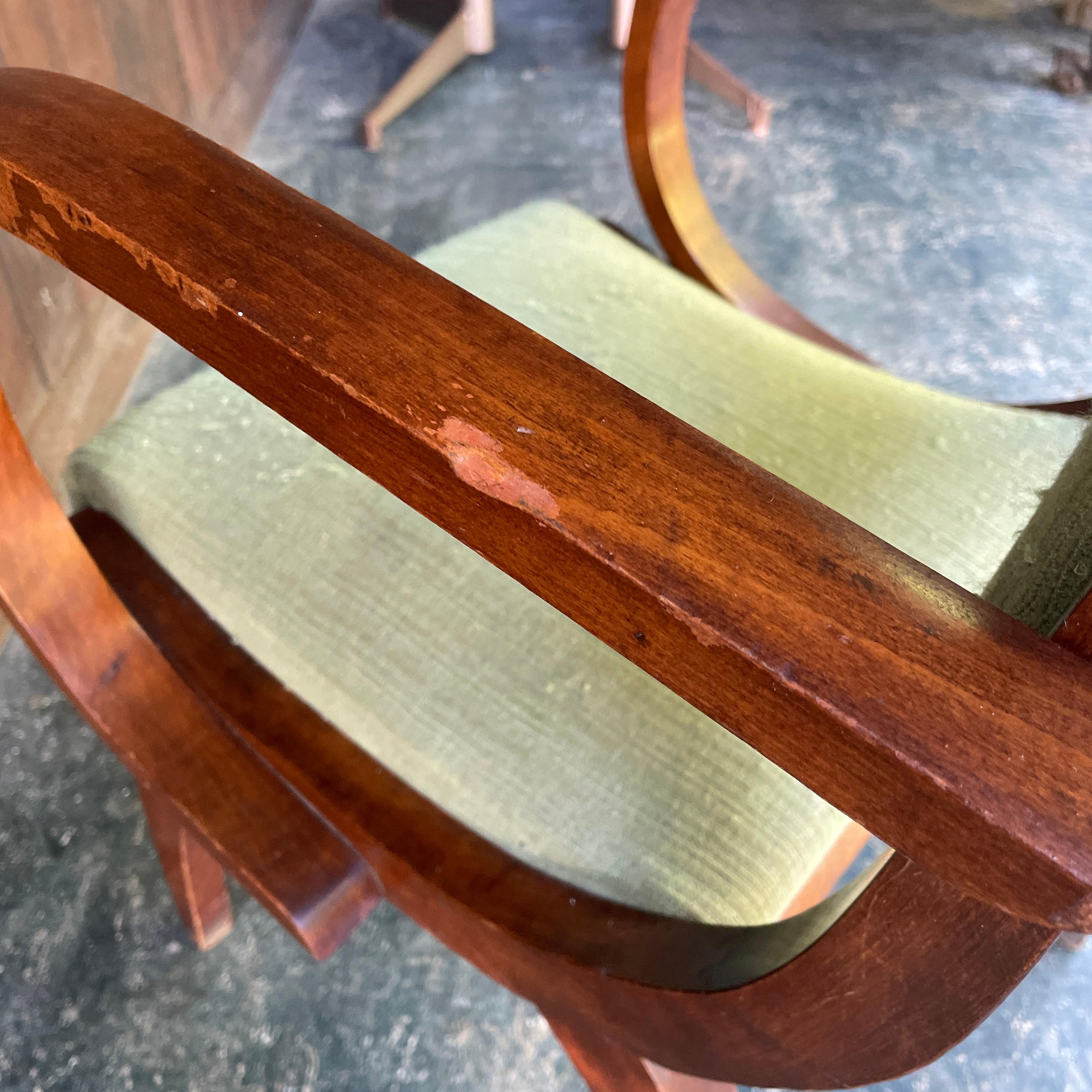 Fauteuil Art Déco français ancien des années 1930, signé Peri Alonz en vente 6