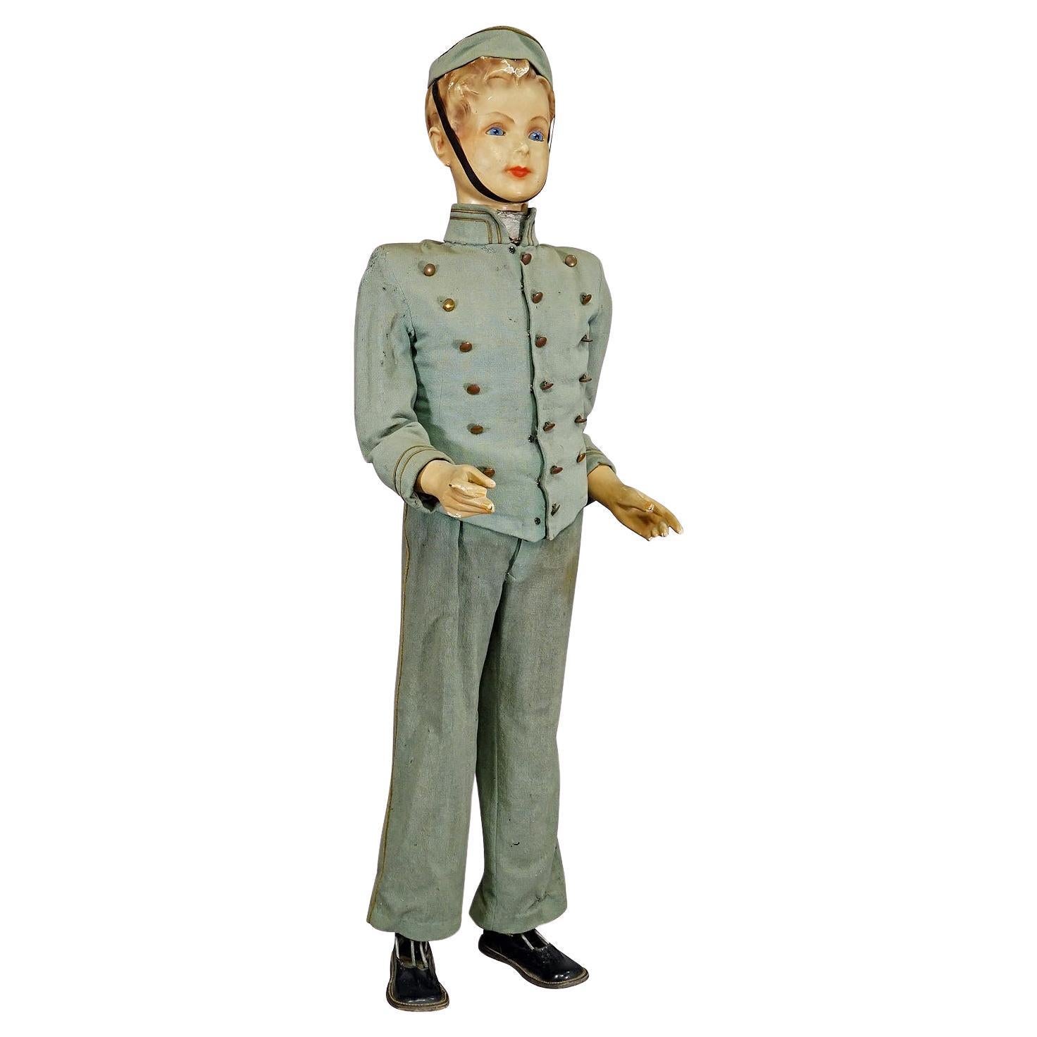 1930s Antique Hotel Page Automaton
