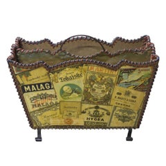 1930s Antique Magazine Rack, Bohemia