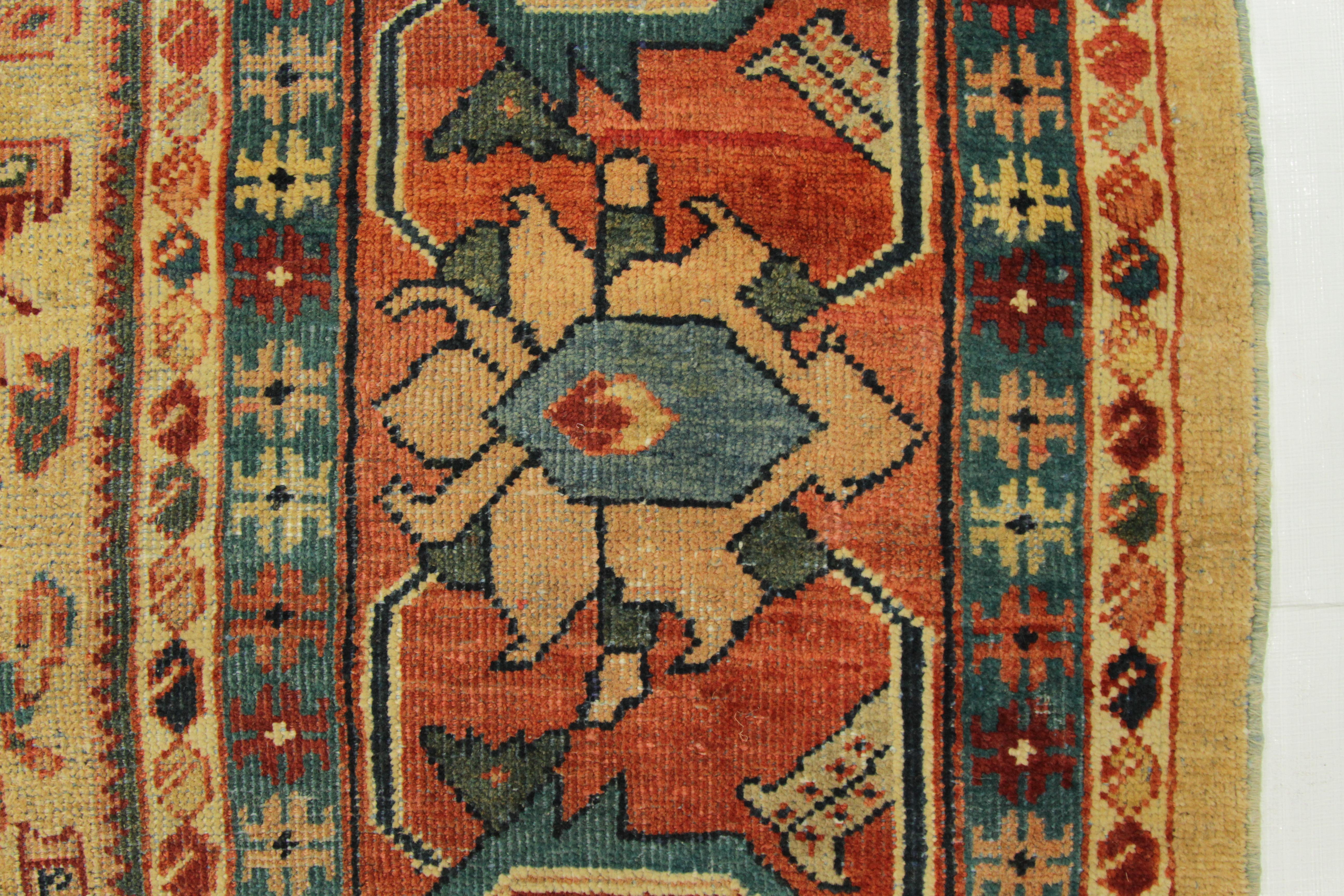 Mid-20th Century 1930s Antique Persian Sultanabad Rug with Flower Allover Design in Ivory and Red For Sale