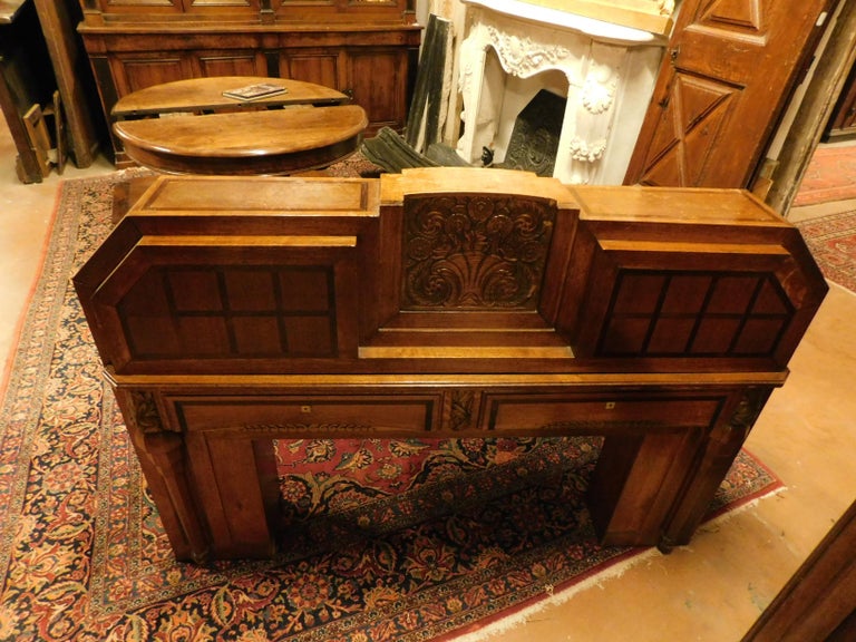 1930s, Antique Reception Desk, Table for Drawers, Very Capacious