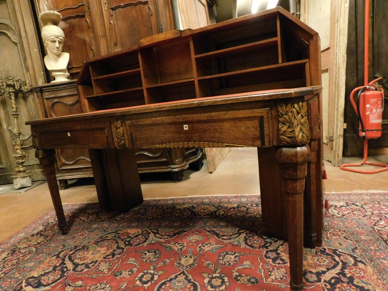 1930s Antique Reception Desk Table For Drawers Very Capacious Vintage At 1stdibs