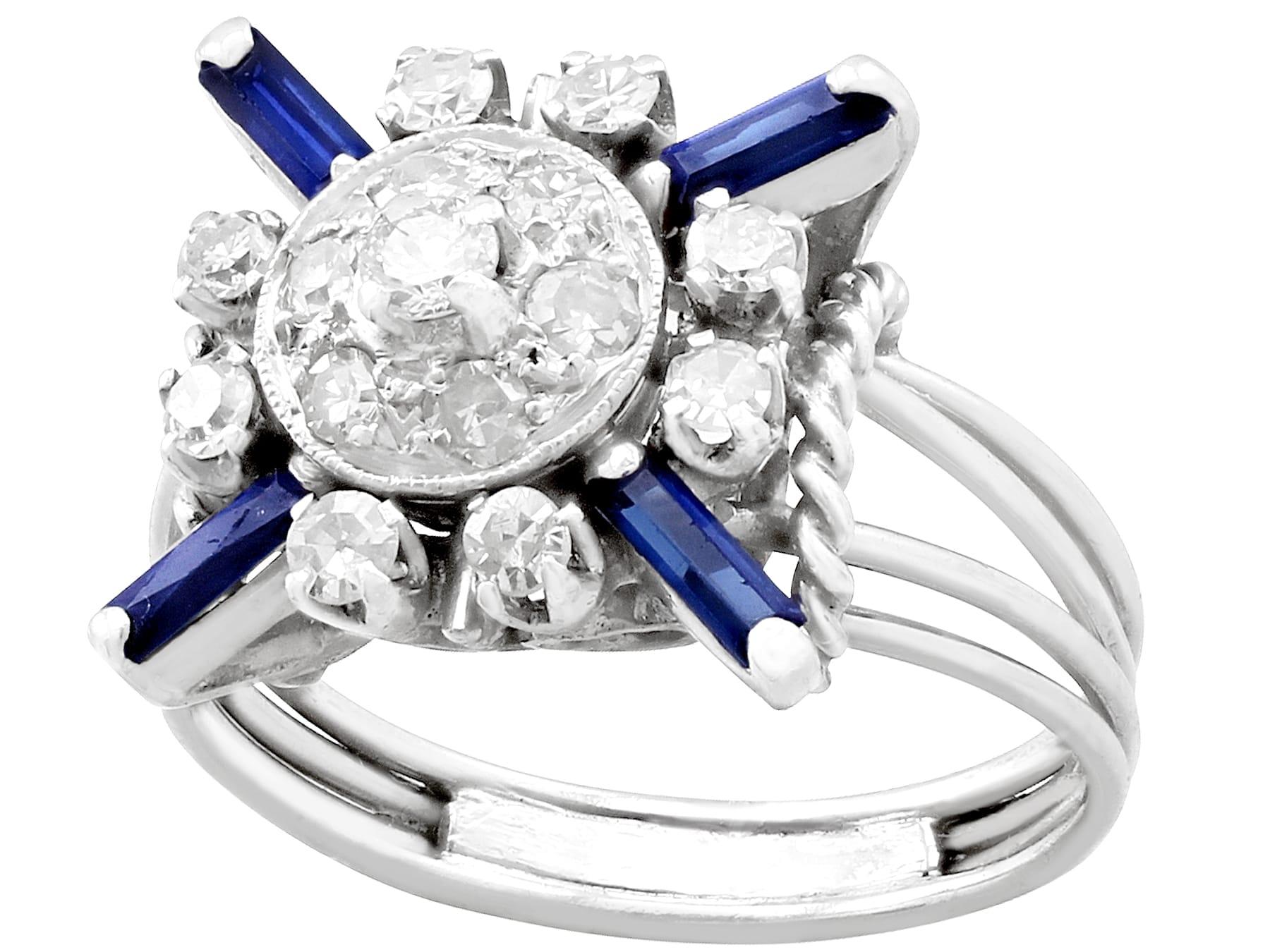antique diamond and sapphire rings for sale