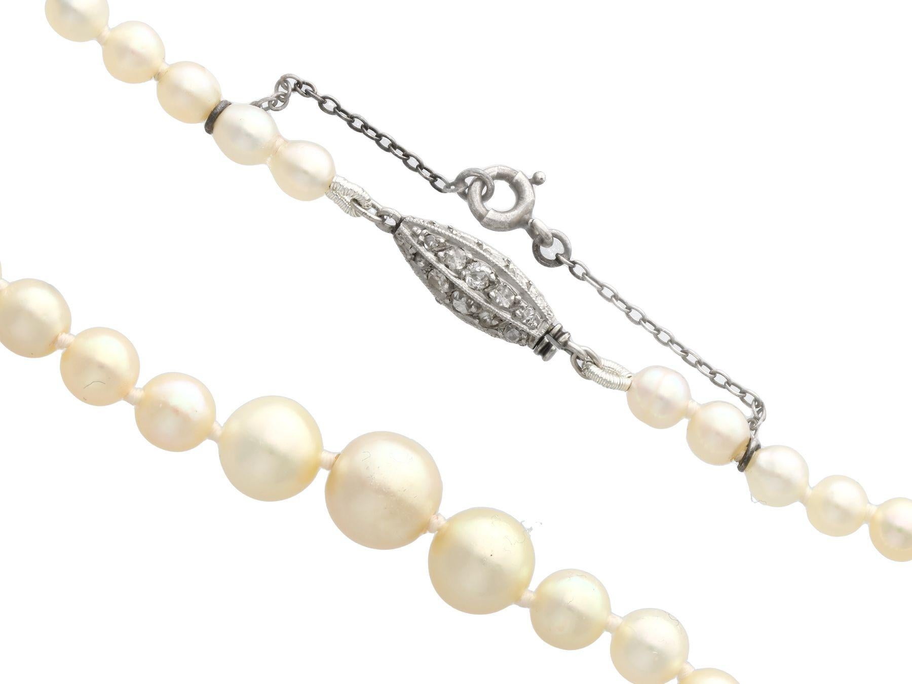 1930s pearl necklace