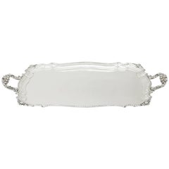 1930s Antique Sterling Silver Drinks Tray