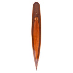 1930s Used Tom Blake Wooden Hawaiian Surfboard