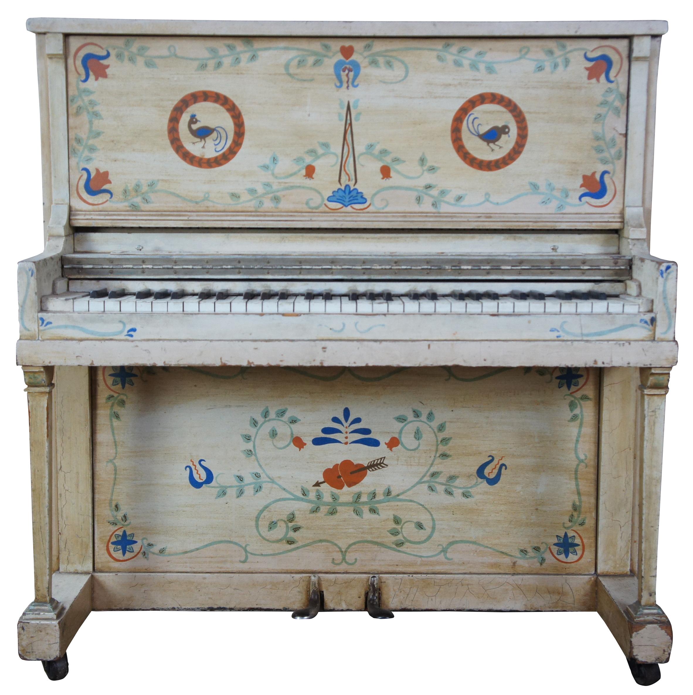 hand painted piano