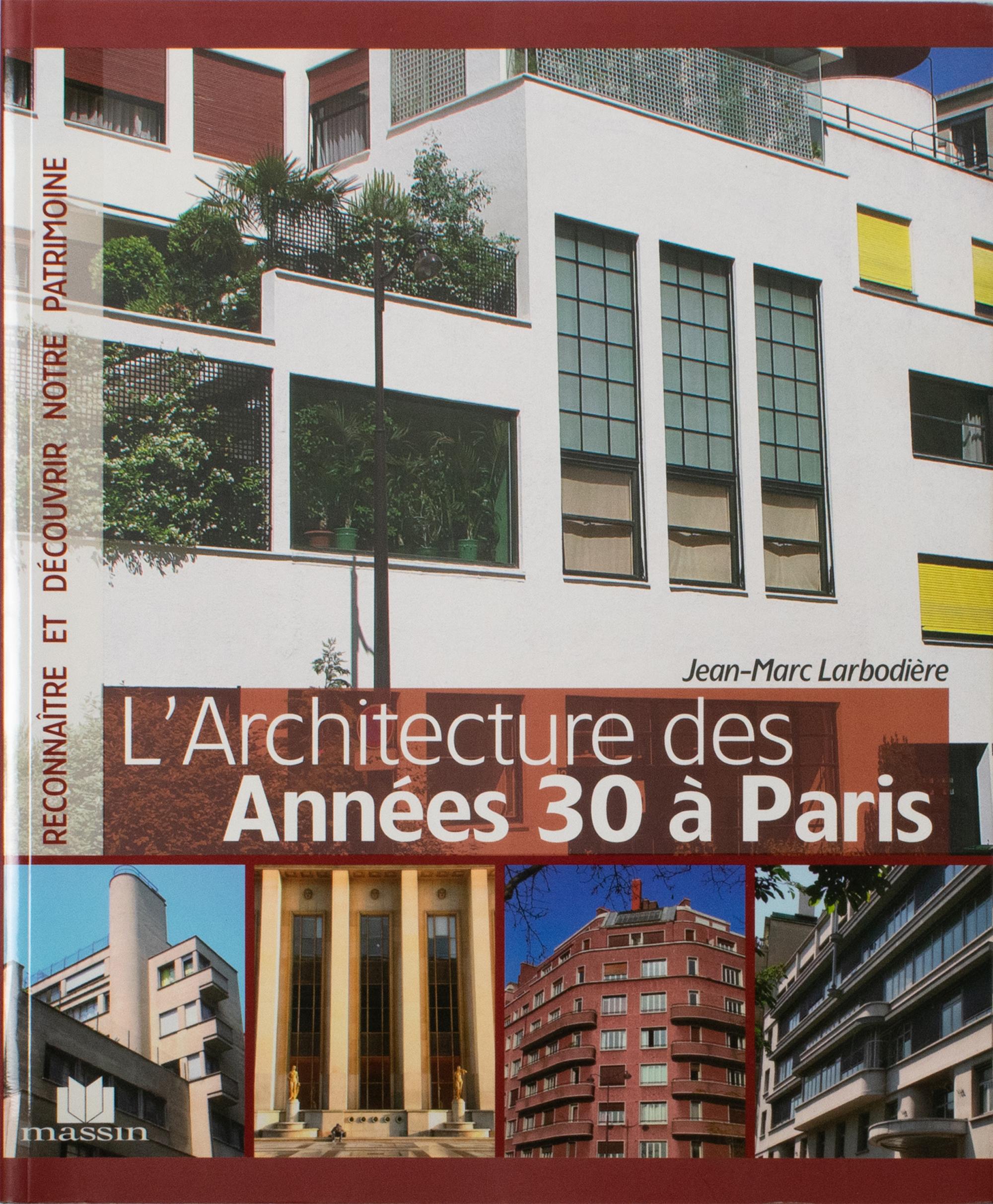Art déco Architecture à Paris des années 1930, livre français de Jean-Marc Labordiere, 2009 en vente