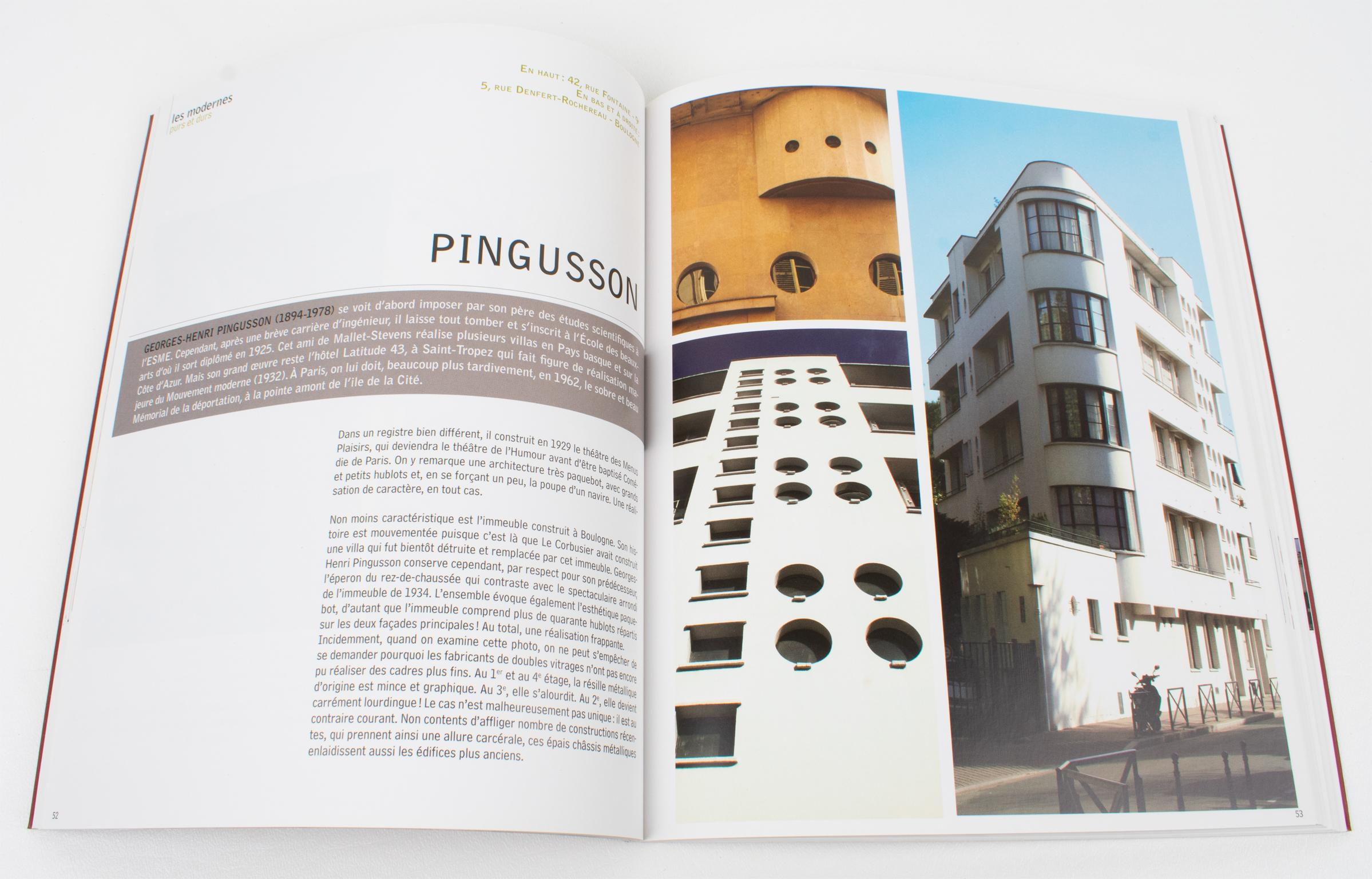 Contemporary 1930s Architecture in Paris, French Book by Jean-Marc Labordiere, 2009 For Sale