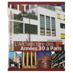 1930s Architecture in Paris, French Book by Jean-Marc Labordiere, 2009