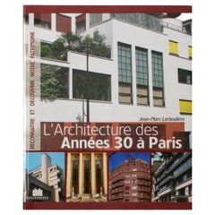 1930s Architecture in Paris, French Book by Jean-Marc Labordiere, 2009