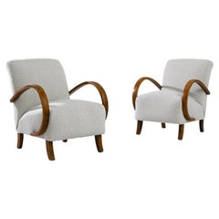 1930s Armchairs by J. Halabala, A Pair