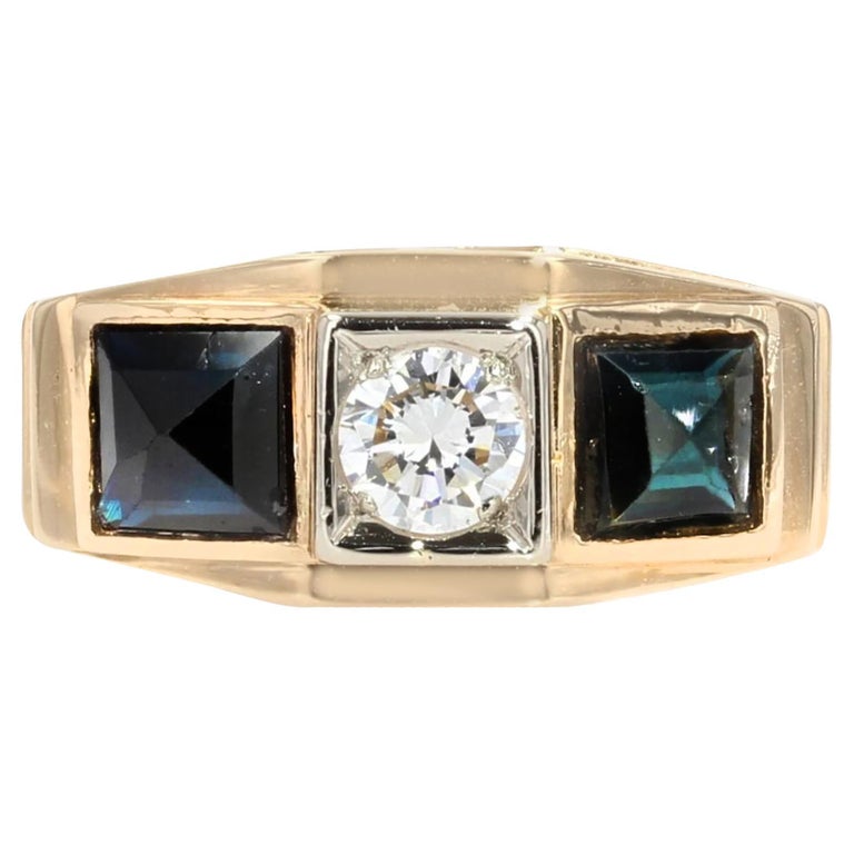 1930s Art Deco 18 Karat Yellow Gold Sapphires Diamond Garter Ring For Sale at 1stDibs | what is the top of a ring called, diamond garter belt 1930s Art Deco 18 Karat Yellow Gold Sapphires Diamond Garter Ring For Sale at 1stDibs | what is the top of a ring called, diamond garter belt