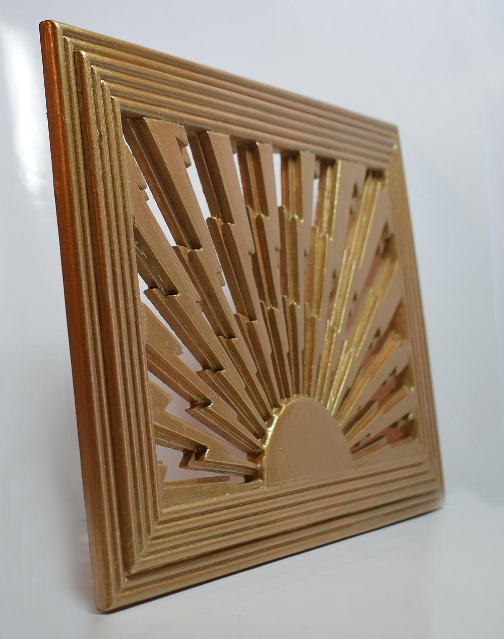 English 1930s Art Deco Air Vent