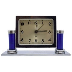 Vintage 1930s Art Deco Alarm Clock by Jaz