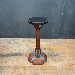1930s Art Deco American Craftsman Plant Stand Side Table Vintage Deskey Style