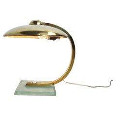 Vintage 1930s Art Deco Bauhaus Brass Desk Lamp