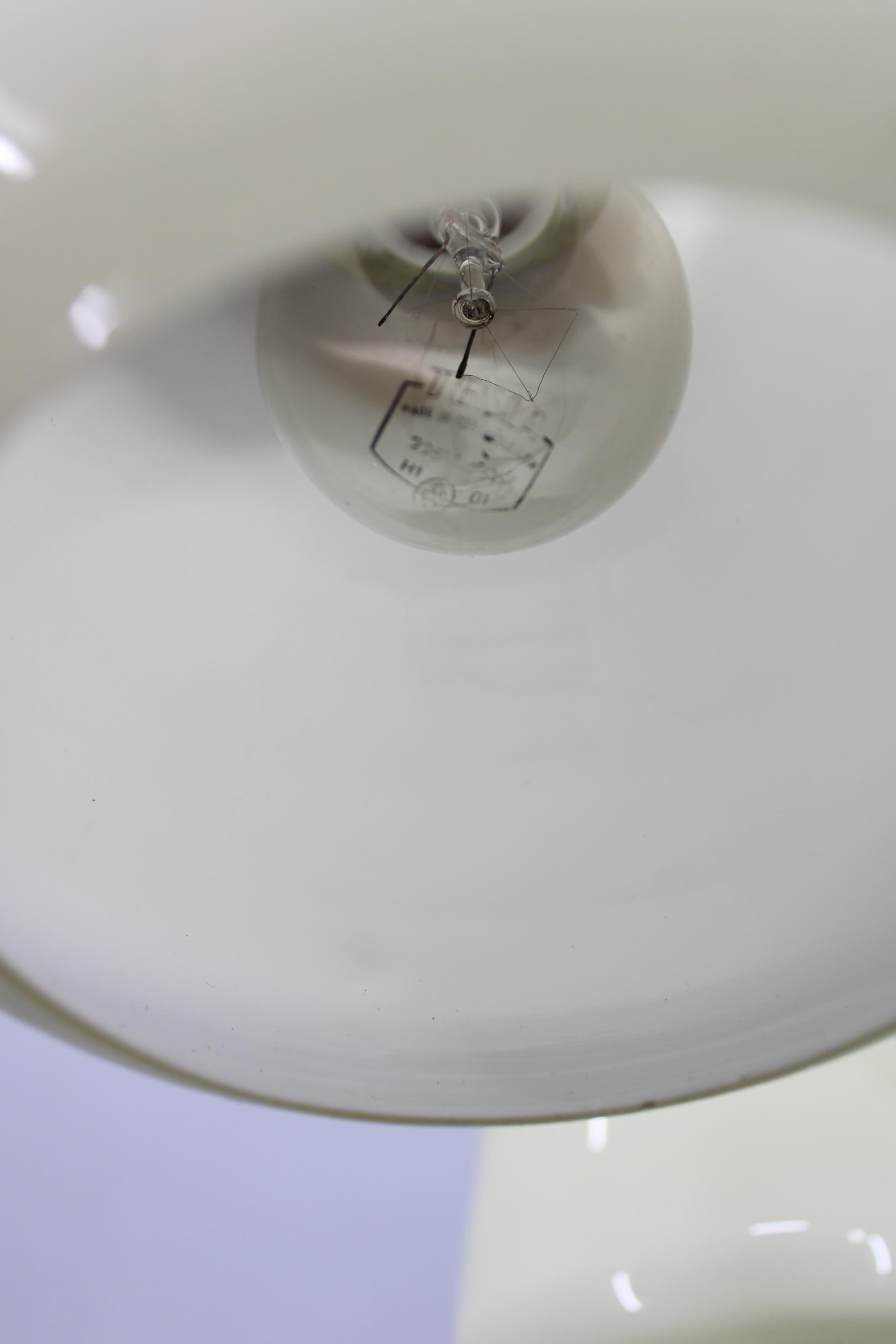 Lampadario in ottone Art Deco degli anni '30, Cecoslovacchia in vendita 5