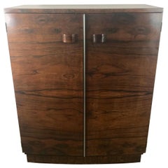 Vintage 1930s Art Deco Brazilian Rosewood Chest Designed by Gilbert Rohde