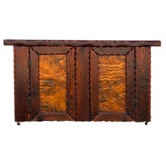 Credenza da bar in stile Art Deco Brutalista del 1930