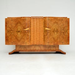 1930's Art Deco Burr Walnut Sideboard by Hille