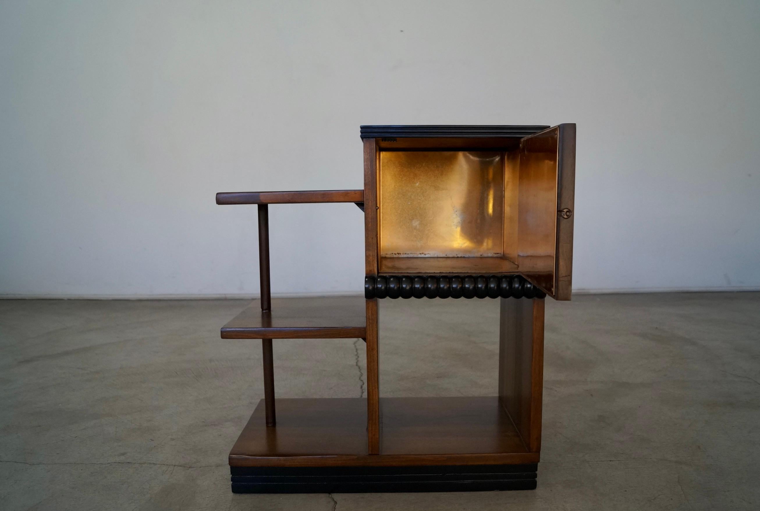 1930's Art Deco Cabinet / Shelf In Excellent Condition In Burbank, CA