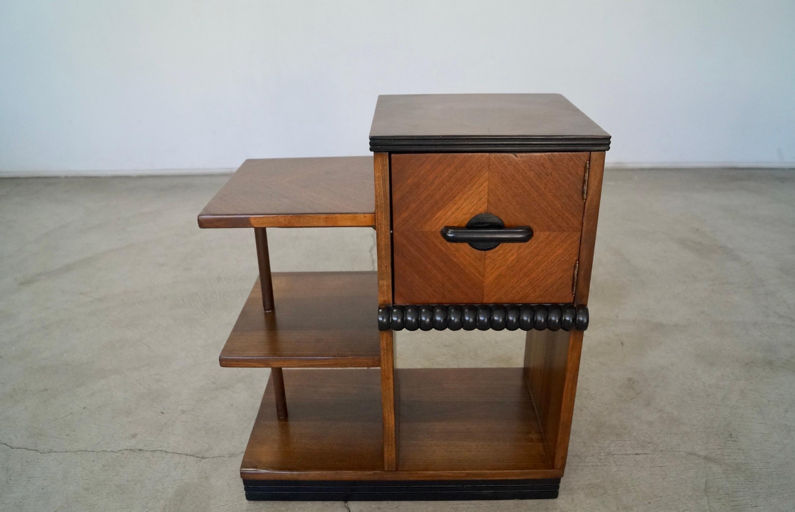 Mid-20th Century 1930's Art Deco Cabinet / Shelf