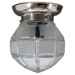 1930s Art Deco Ceiling Light , Czechoslovakia