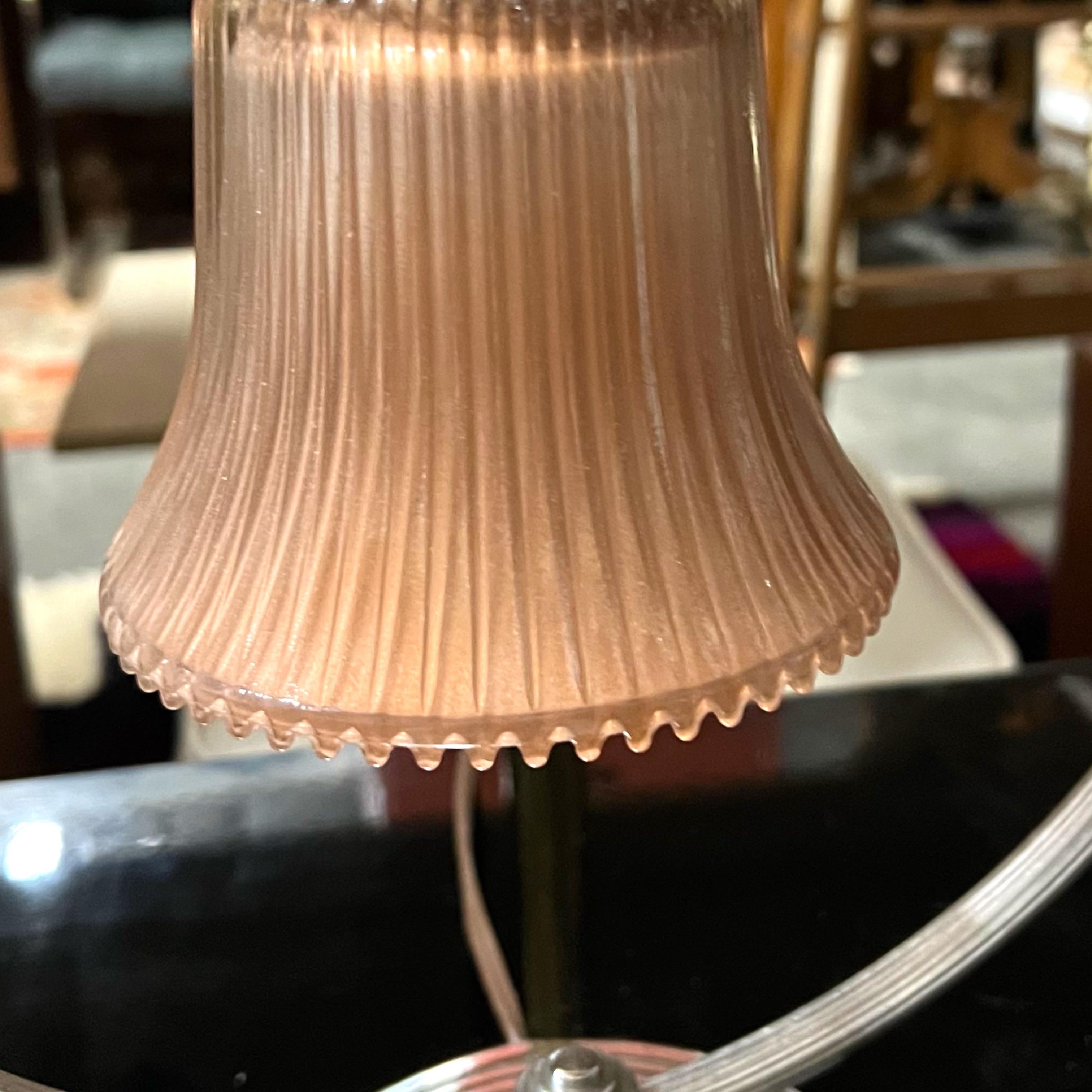 Verre Lampe de style The Art of Chase, 1930 en vente