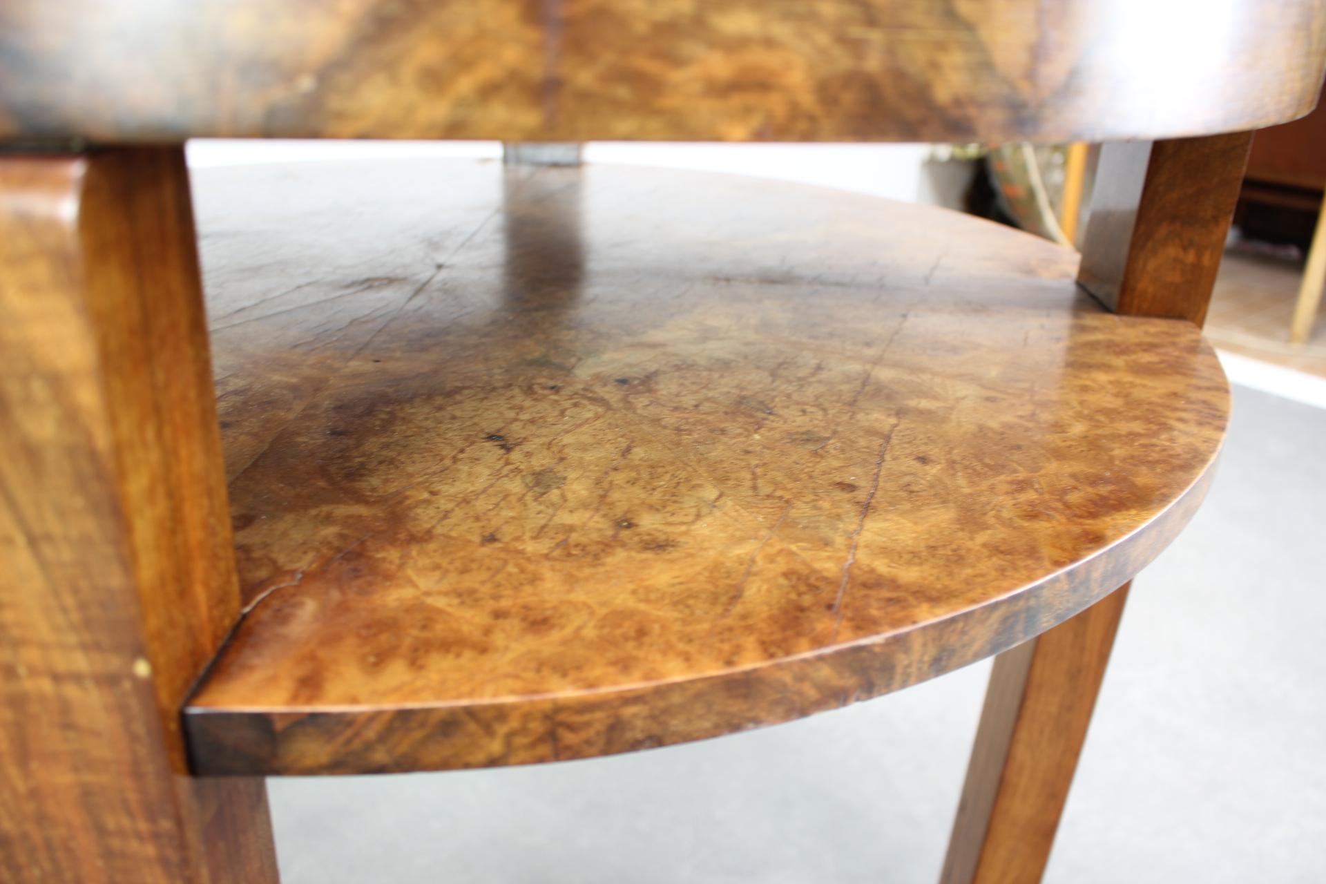 1930s Art Deco Coffee Table , Czechoslovakia For Sale 5