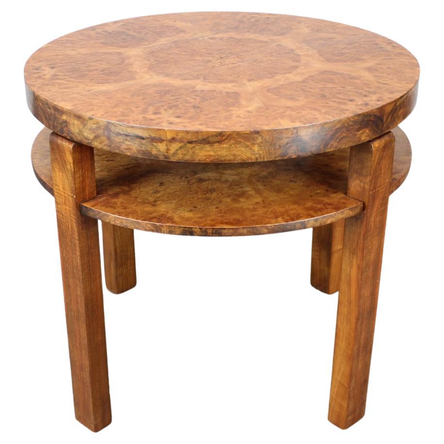 Table basse Art Déco des années 1930, Tchécoslovaquie