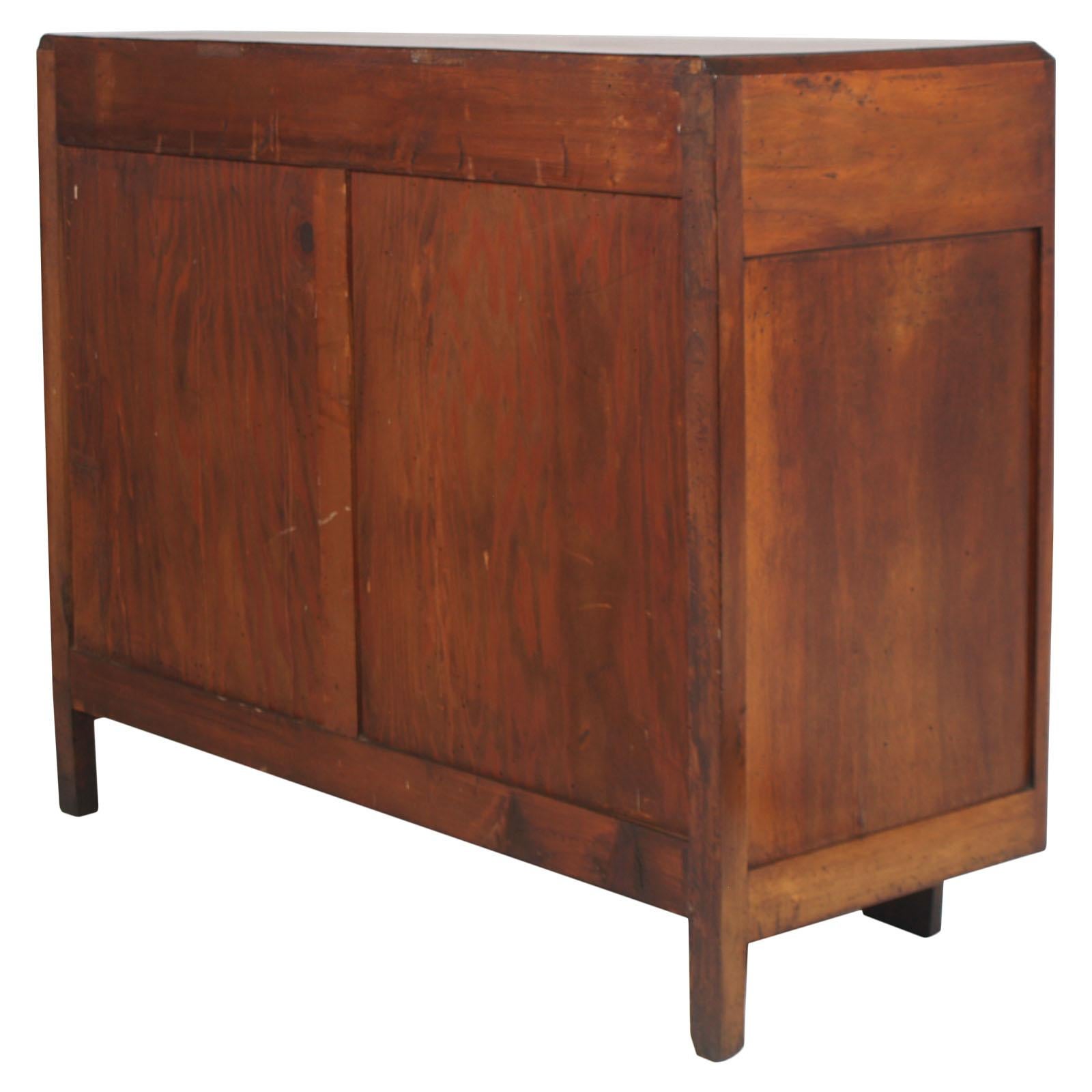 1930s Art Deco Commode Dresser, Walnut, Burl Walnut Restored and Polished to Wax 3