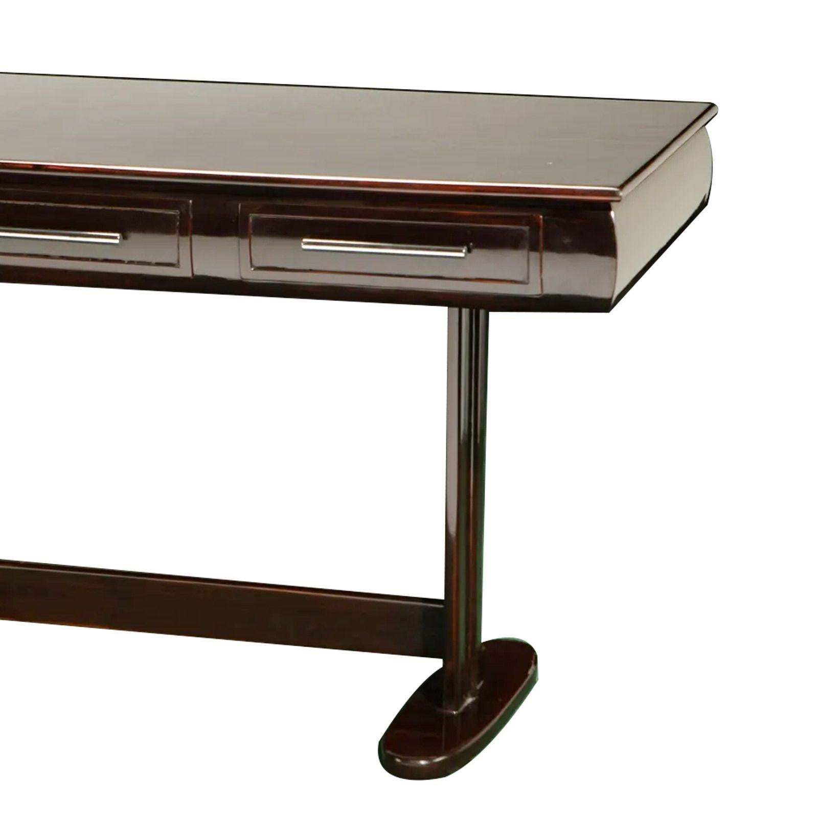 1930's Art Deco Console Table in the Style of Josef Hoffman In Good Condition For Sale In Los Angeles, CA