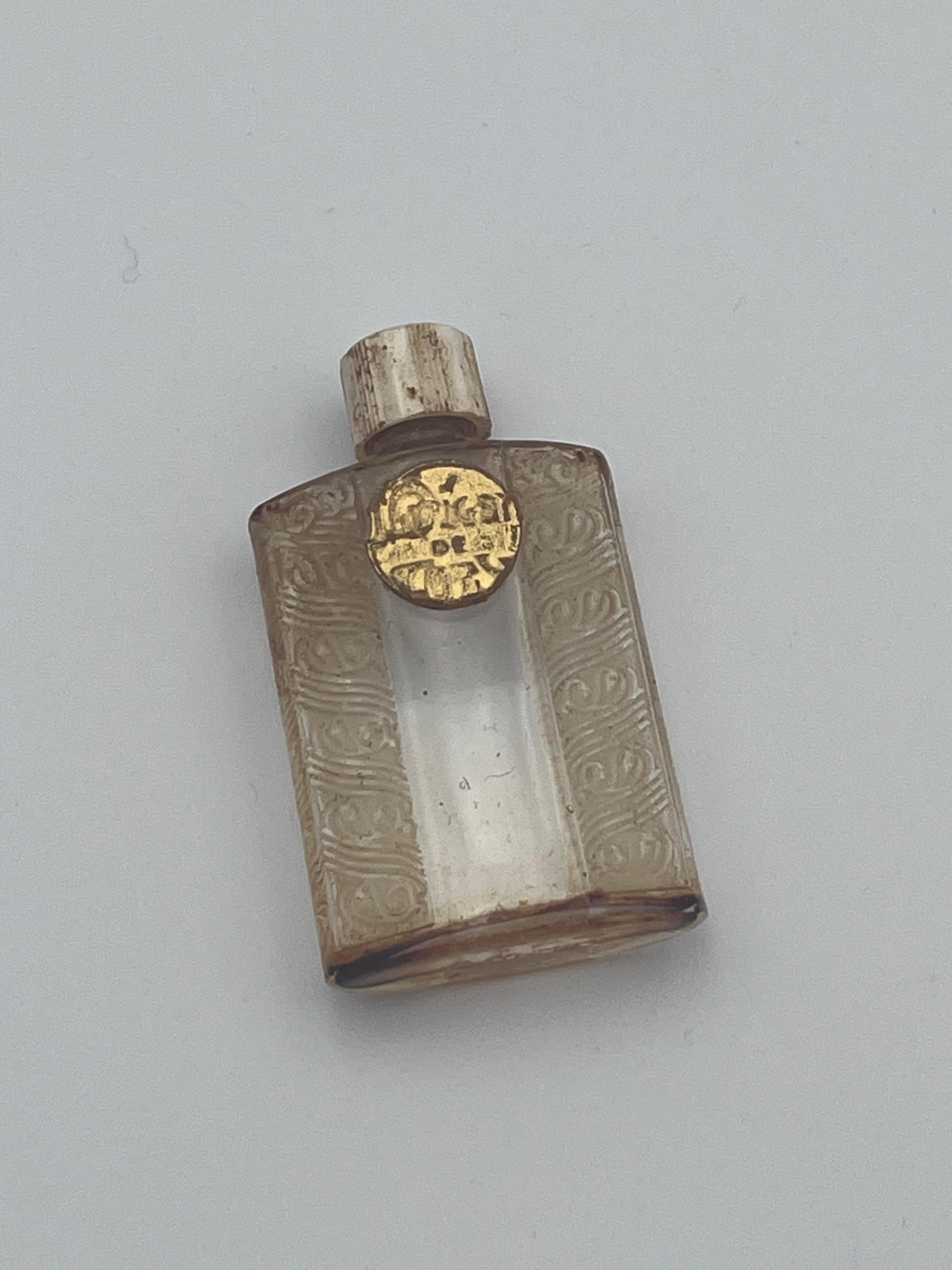 Profumo Art Deco Coty anni '30  Bottiglia in custodia originale in ottone stile accendino in vendita 9