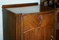 1930's ART DECO C.W.S CABINET WORKS DRESSING TABLE WITH MIRROR