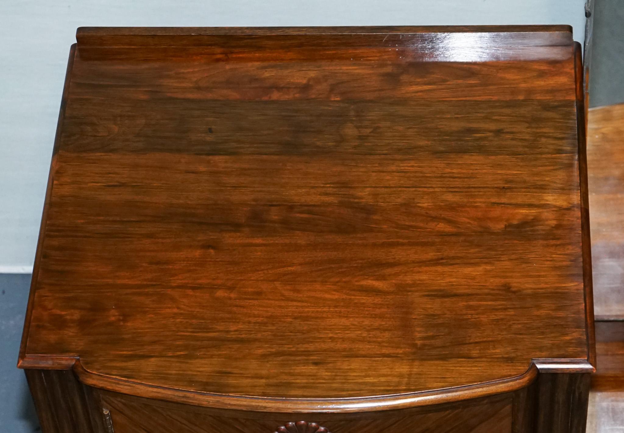1930s ART DECO C.W.S CABINET WORKS DRESSING TABLE WITH MIRROR For Sale 2