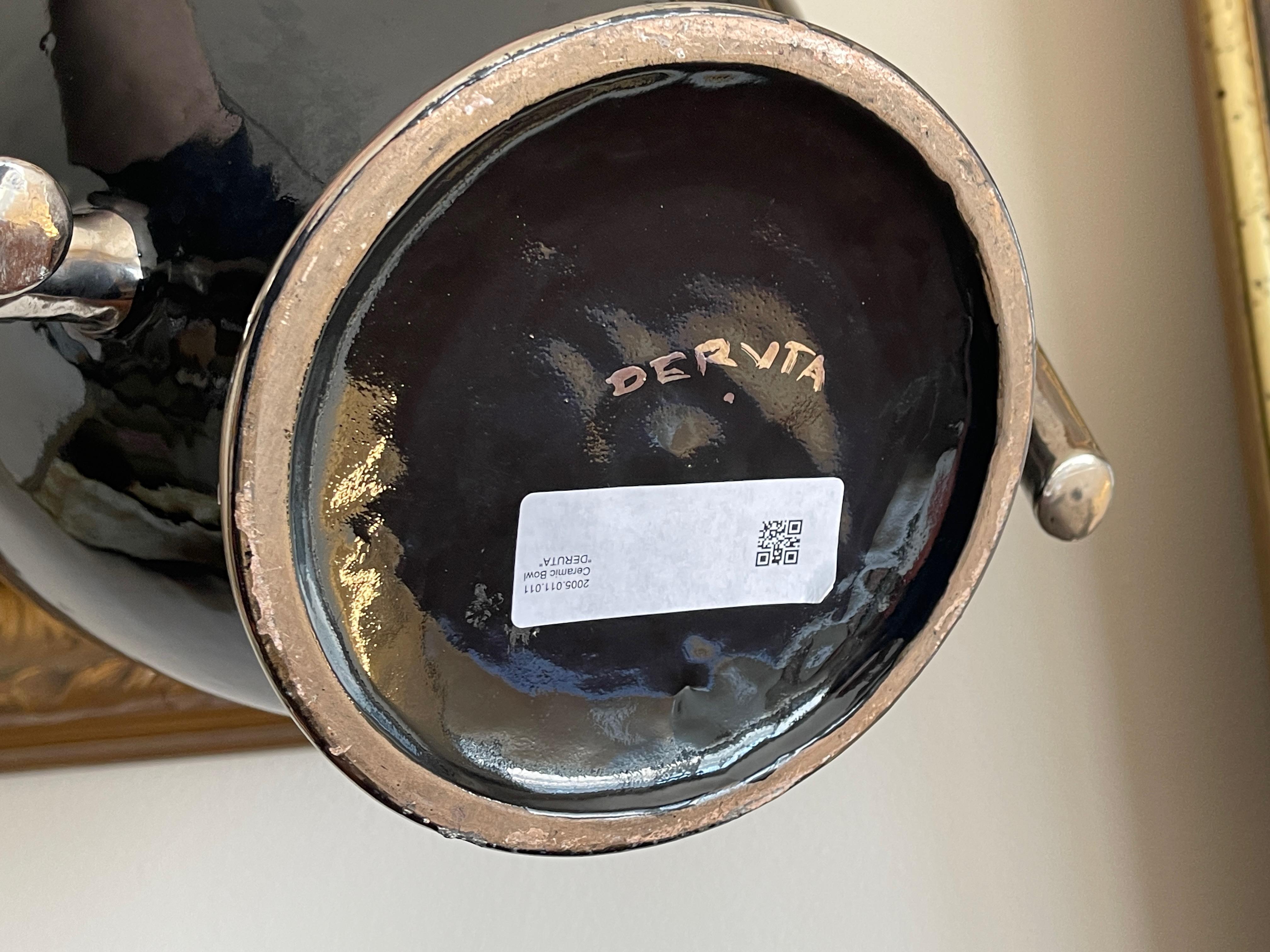1930's Art Deco CIMA Deruta Urn with Fox by Ezio Cocchioni, documented For Sale 7