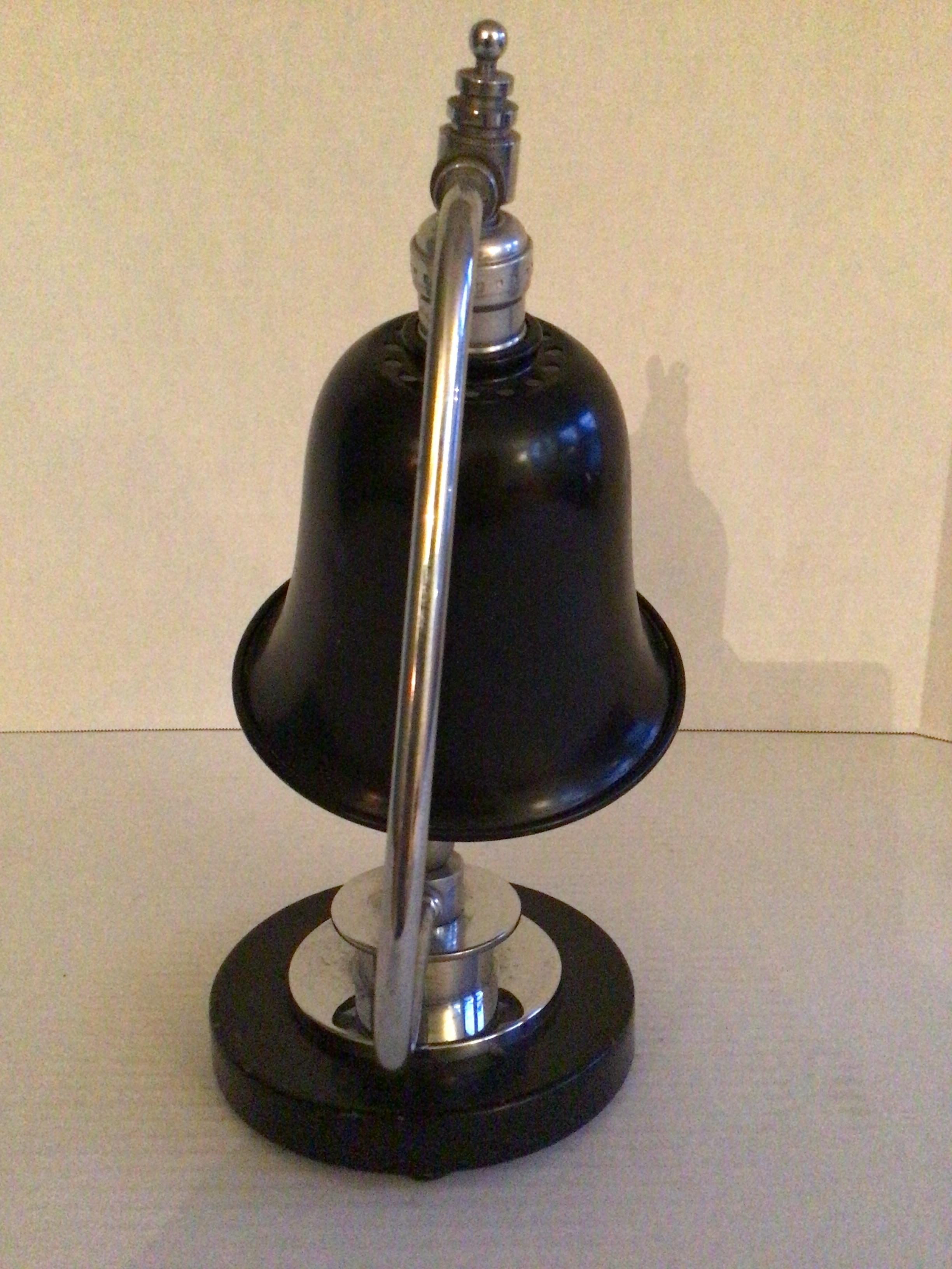 Lámpara de escritorio Art Decó de los años 30 Metal en venta