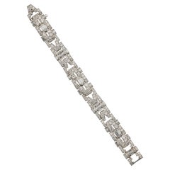 Bracelet à diamants Art déco des années 1930