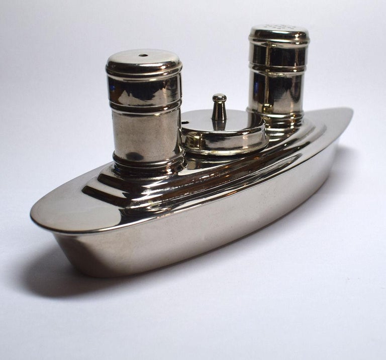 1930s Art Deco English Chrome Novelty Cruet Set at 1stDibs art deco