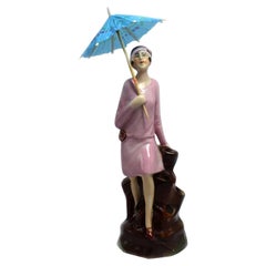 1930s Art Deco Flapper Girl Posy Holder