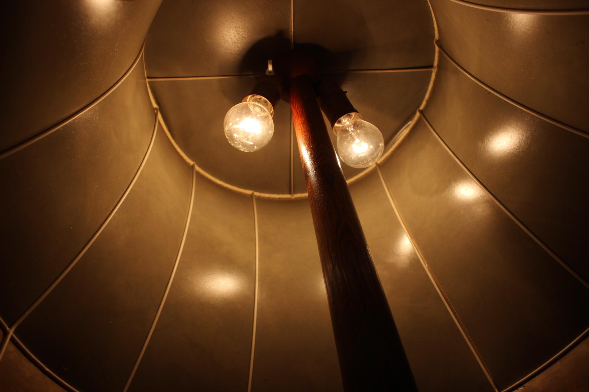 Lámpara de pie Art Decó de los años 30, Checoslovaquia en venta 9