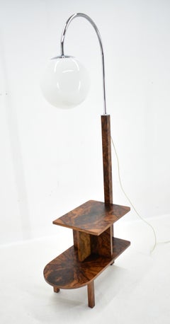 1930s Art Deco Floor Lamp, Czechoslovakia