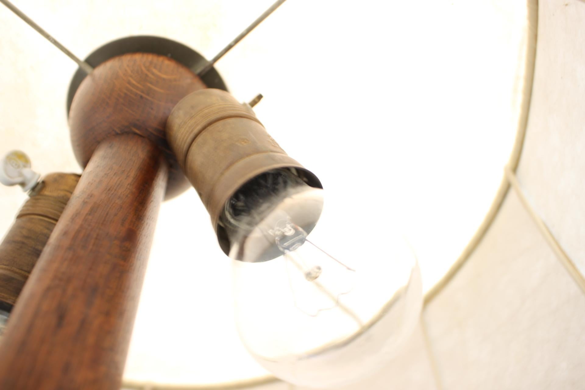 Lámpara de pie Art Decó de los años 30, Checoslovaquia en venta 2