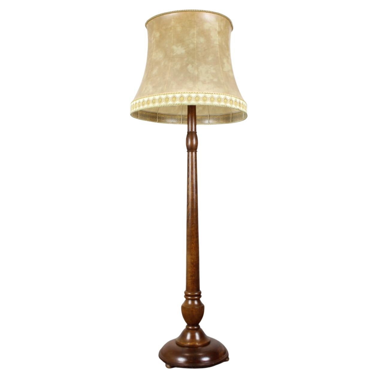 1930s Art Deco Floor Lamp, Czechoslovakia